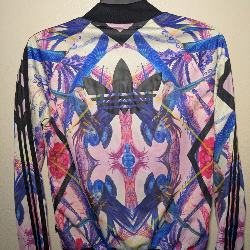 Adidas Colorful Floral Pattern Jacket - Picture 6 of 8